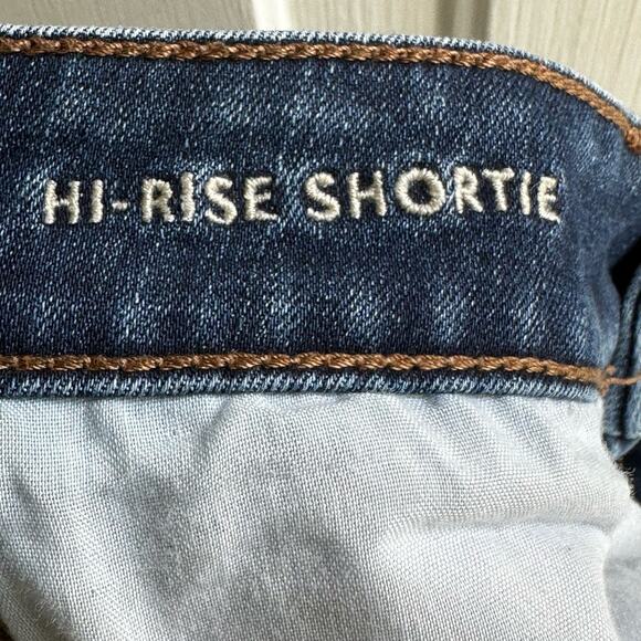 American Eagle Hi-Rise Shortie Cut-Off Jean Shorts - Picture 10 of 11
